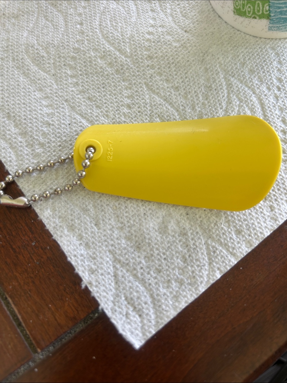 vintage Tupperware Mini Shoehorn Keychain